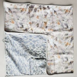 Calme By Johnny Was Natural Tie Dye Print 39x20 SMALL Gym Towel NEW